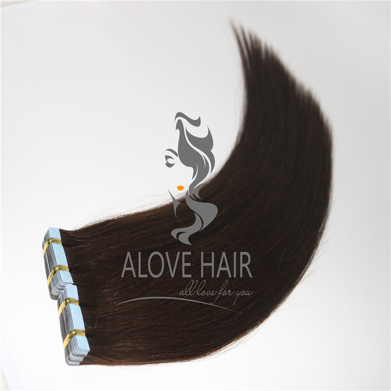 Best cheap remy tape in hair extensions vendor in China